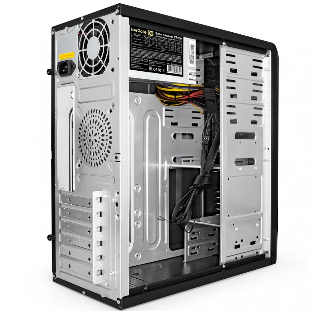 Корпус ExeGate CP-603-CP350 EX278390RUS Mid-Tower - миниатюра 6