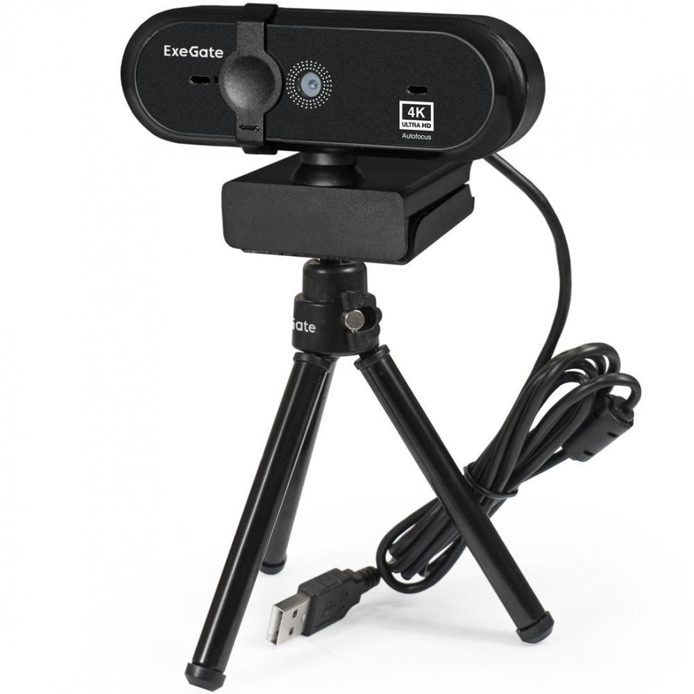 Веб камеры ExeGate Stream HD 4K PRO UHD T-Tripod EX287383RUS - миниатюра 5