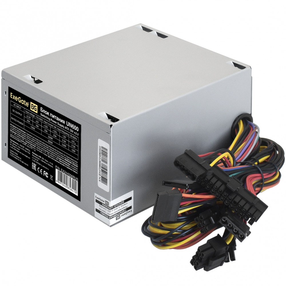 Блок питания ExeGate UN600 EX244556RUS-PC 600 Вт - миниатюра 7