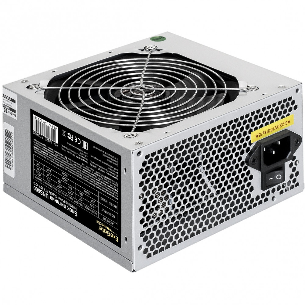 Блок питания ExeGate UNS600 ES261570RUS-PC 600 Вт - миниатюра 6