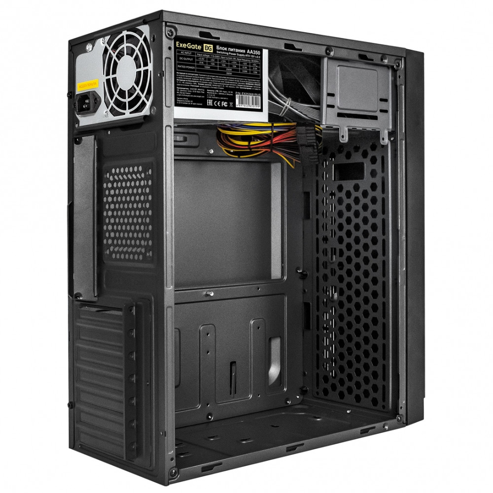 Корпус ExeGate AA-442U2-AA350 EX290178RUS Mid-Tower - миниатюра 5