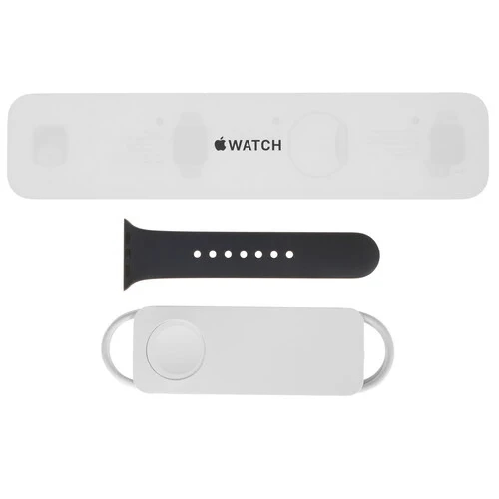 Apple Watch Series 7 GPS 41mm Midnight Aluminium Case with Midnight Sport Band MKMX3GK Смарт-часы - миниатюра 7