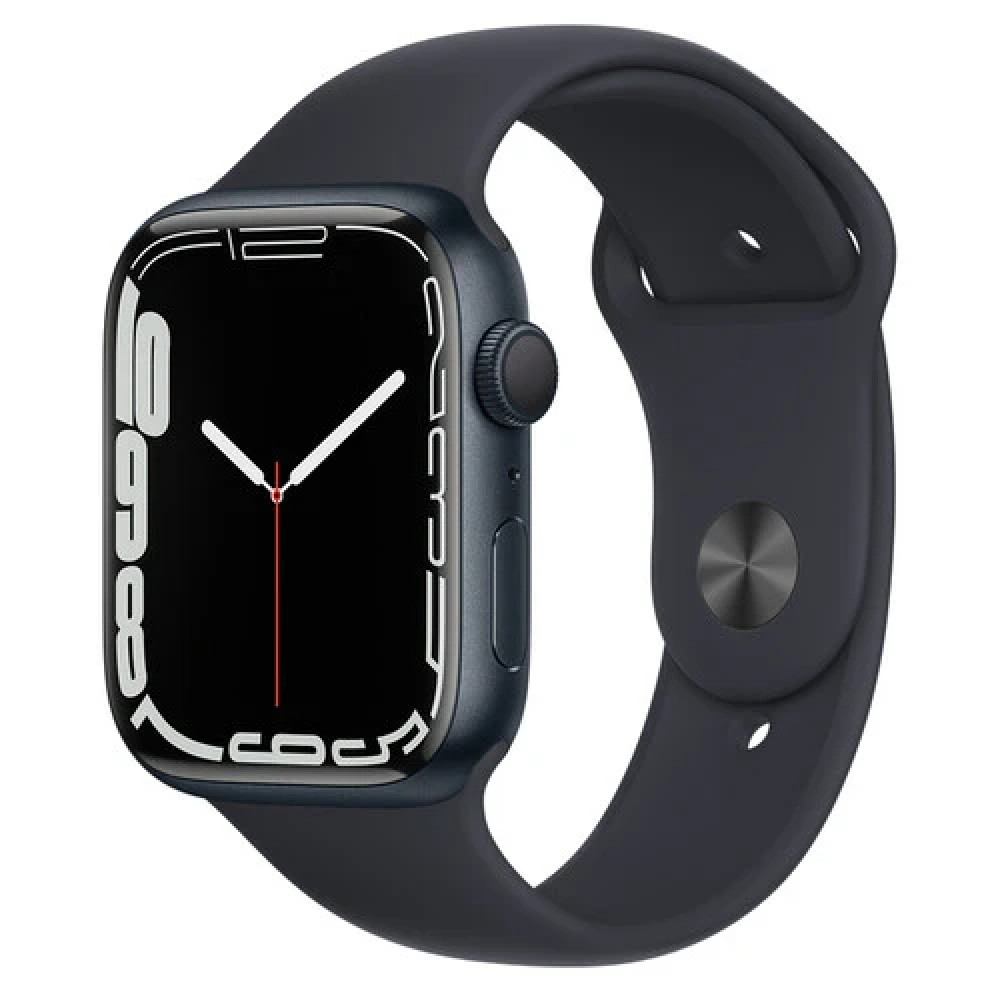 Apple Watch Series 7 GPS 41mm Midnight Aluminium Case with Midnight Sport Band MKMX3GK Смарт-часы - миниатюра 5