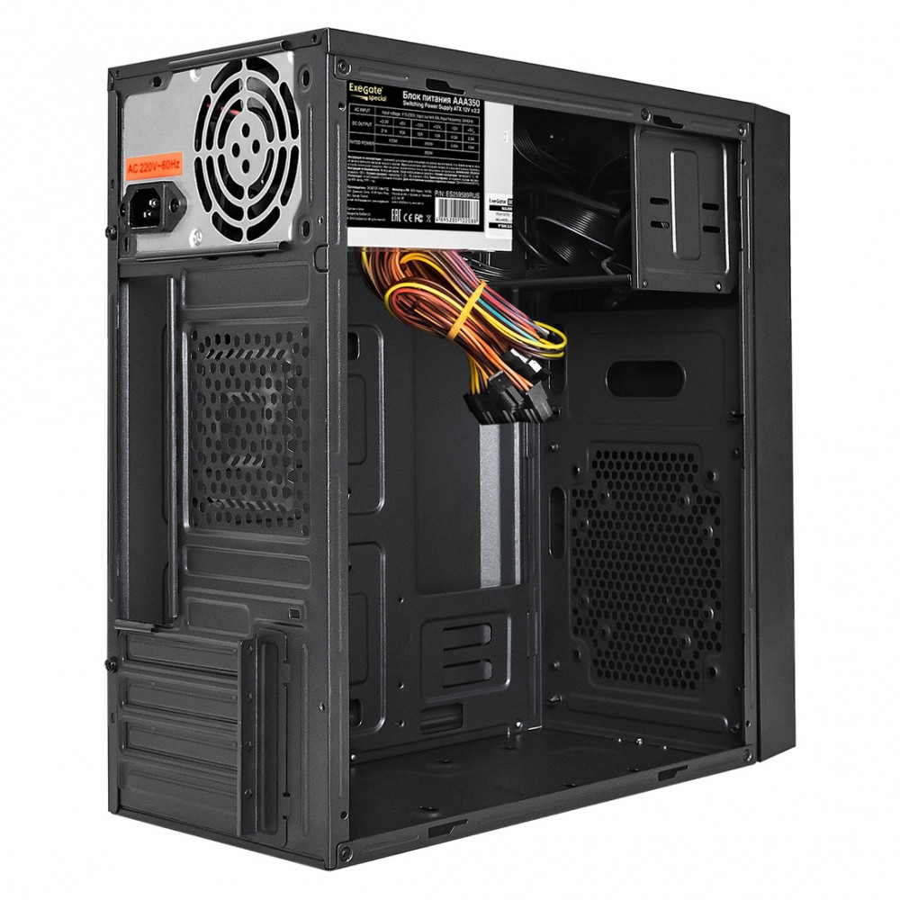 Корпус ExeGate BAA-113-AAA350 EX292348RUS Mini-Tower - миниатюра 5