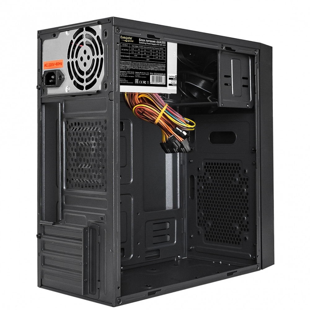 Корпус ExeGate BAA-114U2-AAA350 EX292357RUS Mini-Tower - миниатюра 5