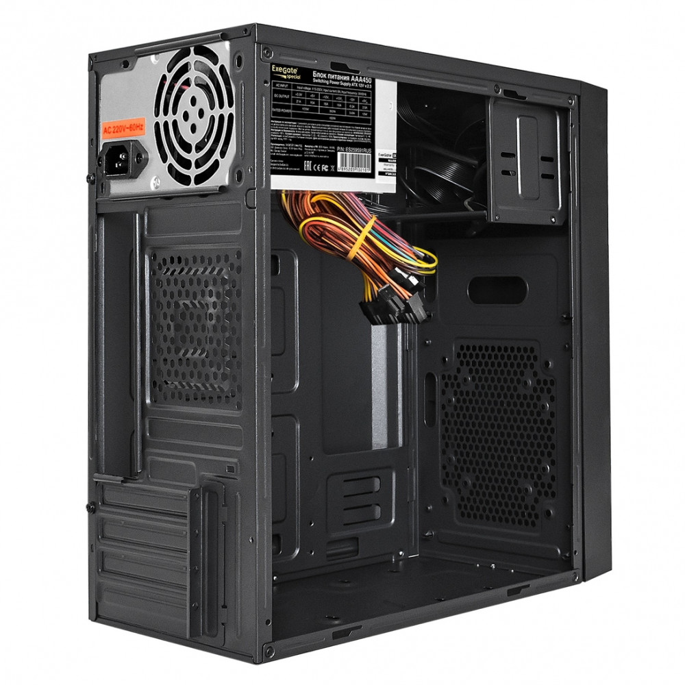 Корпус ExeGate BAA-114U2-AAA450 EX292359RUS Mini-Tower - миниатюра 5