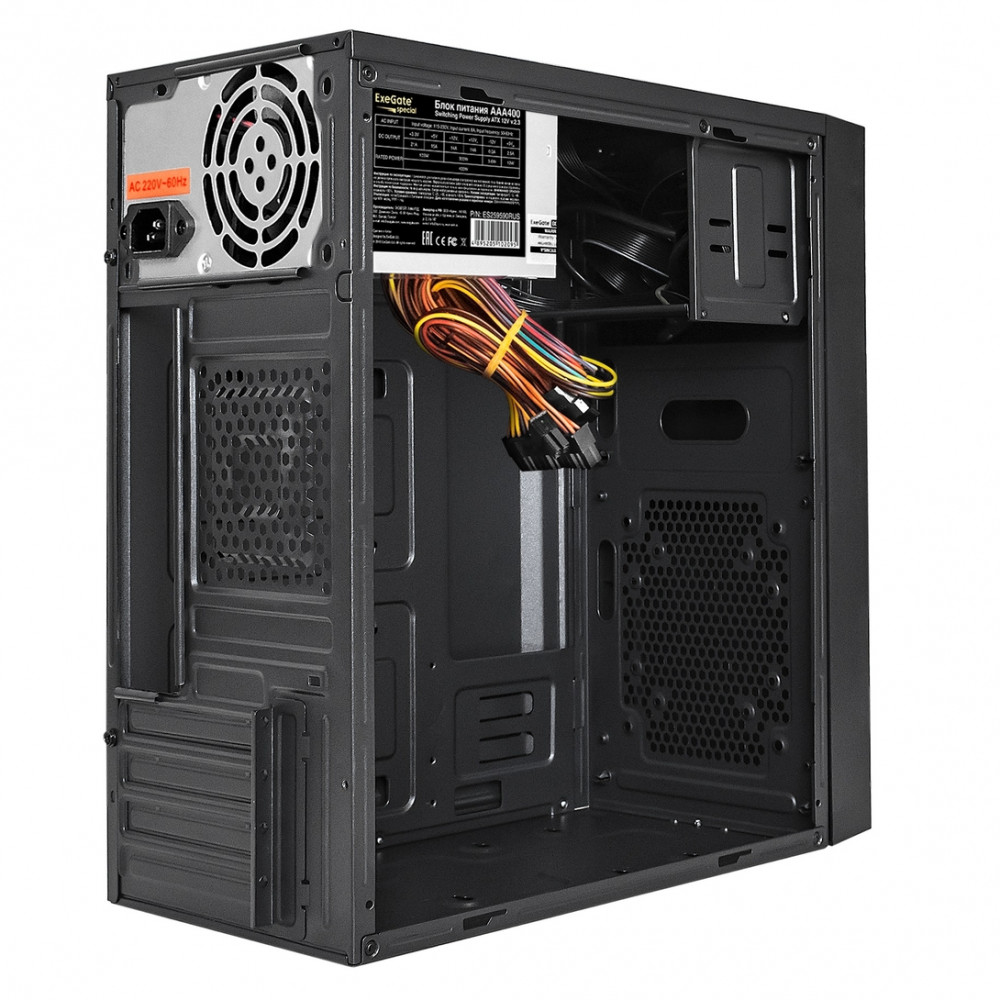 Корпус ExeGate BAA-113-AAA400 EX292349RUS Mini-Tower - миниатюра 5