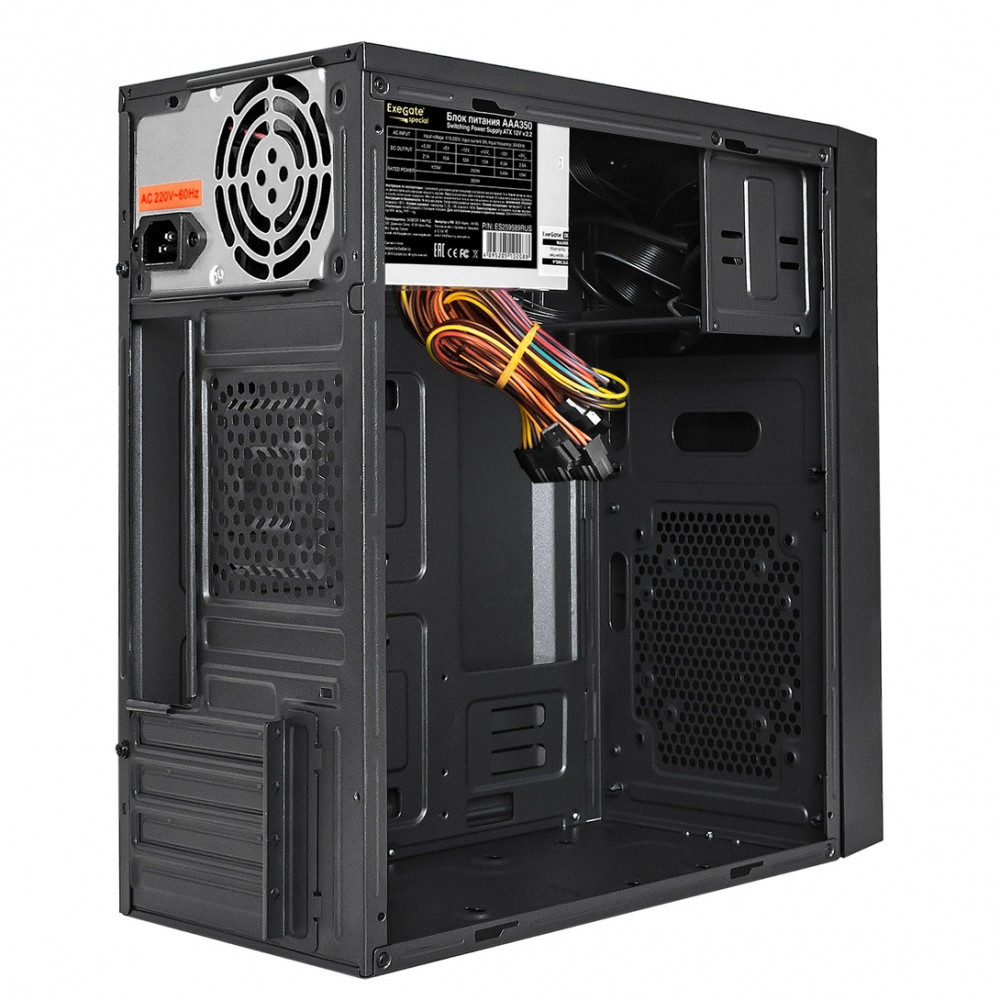 Корпус ExeGate BAA-113U-AAA350 EX292352RUS Mini-Tower - миниатюра 5