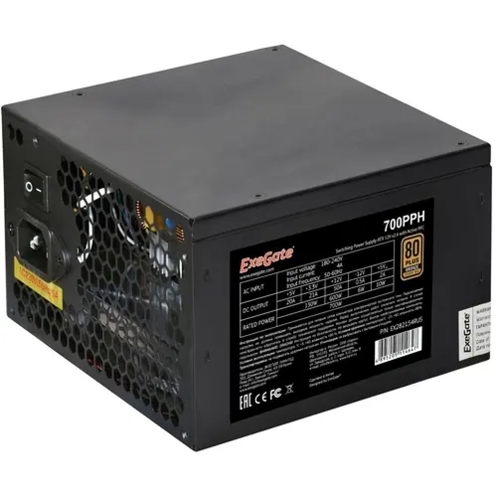 Блок питания ExeGate 700PPH OEM EX282154RUS-OEM 700 Вт - миниатюра 4