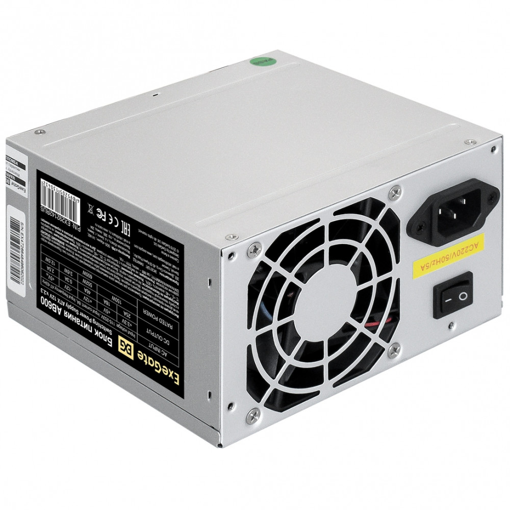Блок питания ExeGate AB600 EX292142RUS-PC 600 Вт - миниатюра 7