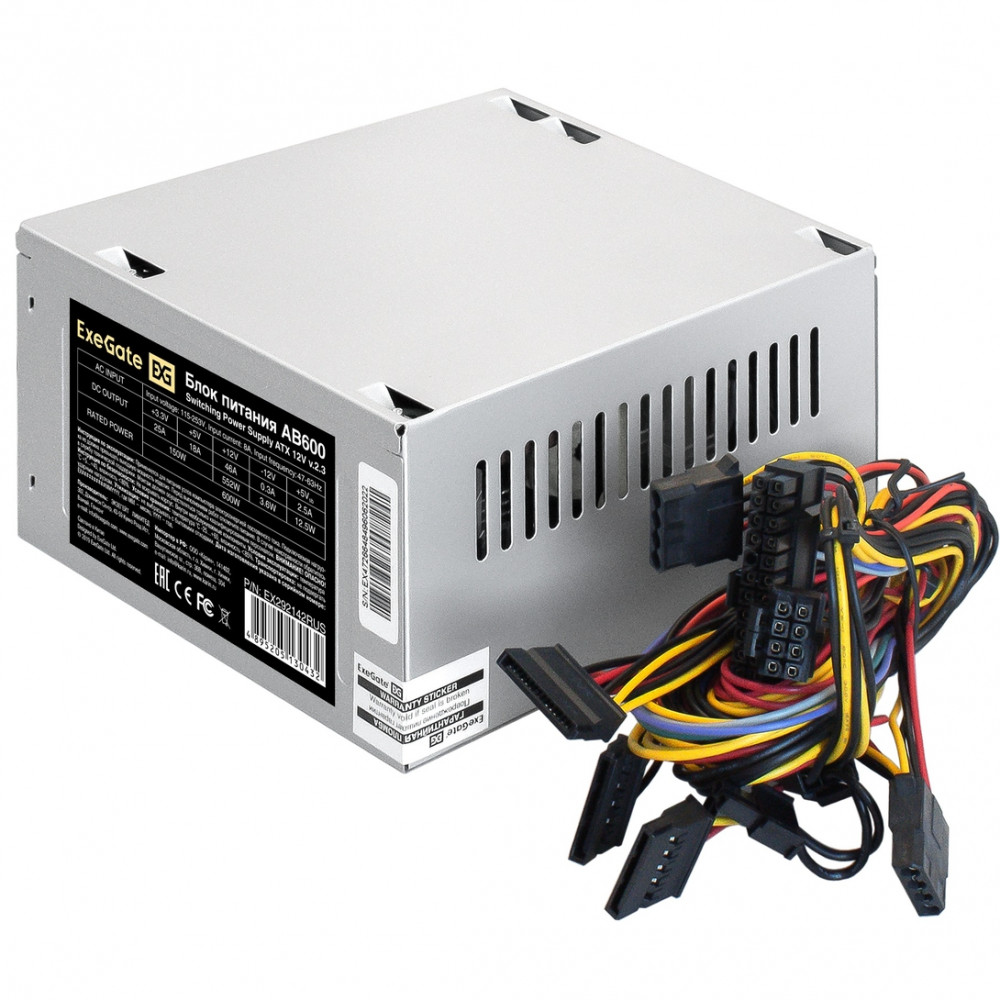 Блок питания ExeGate AB600 EX292142RUS-S 600 Вт - миниатюра 6