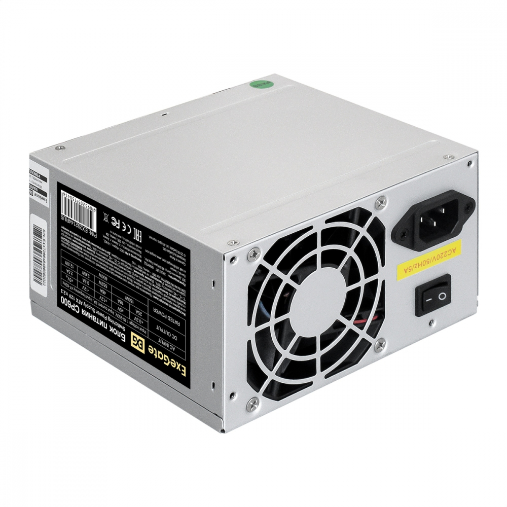 Блок питания ExeGate CP600 EX292144RUS-PC 600 Вт - миниатюра 7