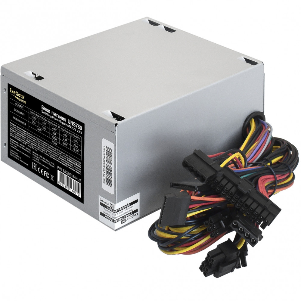 Блок питания ExeGate UNS750 EX292164RUS-PC 750 Вт - миниатюра 7