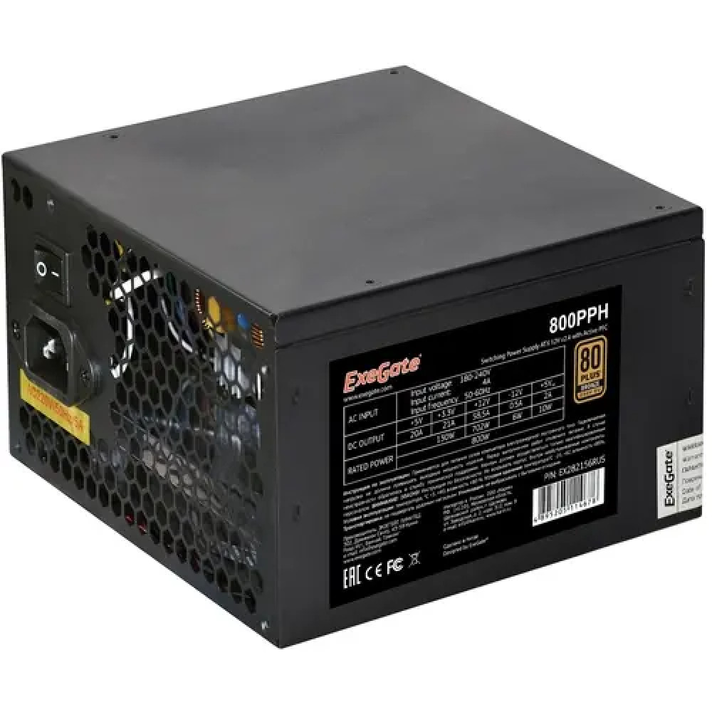 Блок питания ExeGate 800PPH EX282156RUS-S 800 Вт - миниатюра 5
