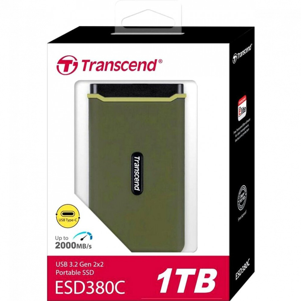 Внешние накопители Transcend External SSD ESD380C TS1TESD380C 1 ТБ - миниатюра 8