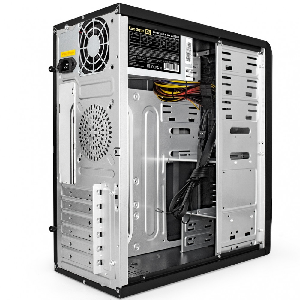 Корпус ExeGate CP-606U-AB400 EX292995RUS Mid-Tower - миниатюра 5