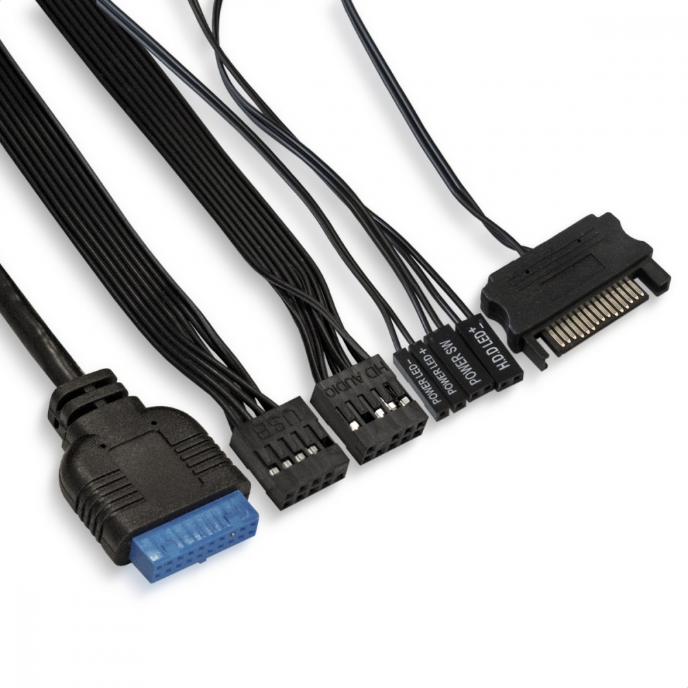 Корпус ExeGate EVO-8225-NPX600 EX293015RUS Mid-Tower - миниатюра 10