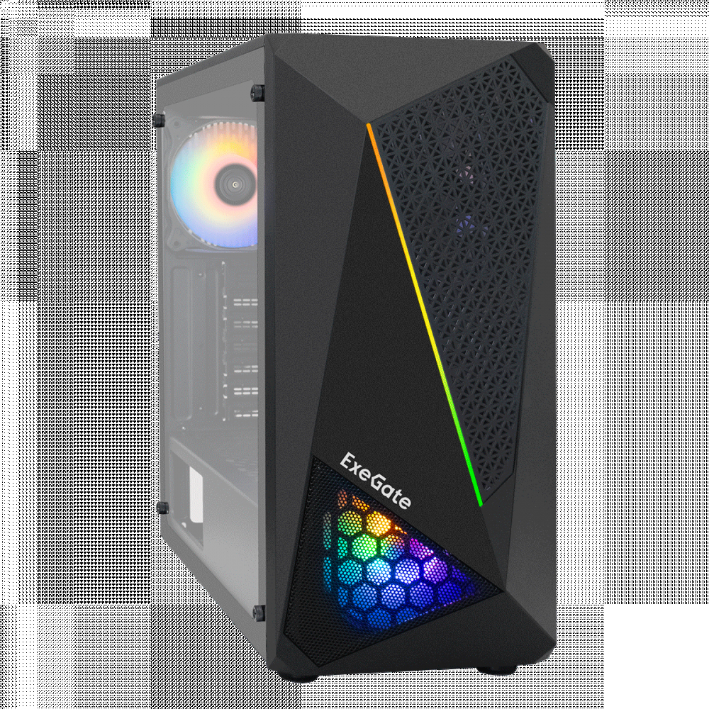 Корпус ExeGate EVO-8225-NPX600 EX293015RUS Mid-Tower - миниатюра 7