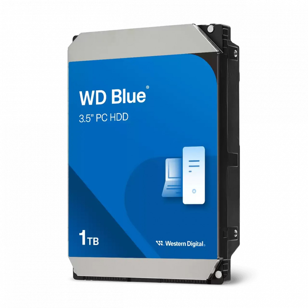 Жесткий диск Western Digital HDD 3Tb Blue SATA 6Gb/s WD30EZRZ WD10EARZ HDD (классические), 1 ТБ, 3.5 дюйма, SATA - миниатюра 2