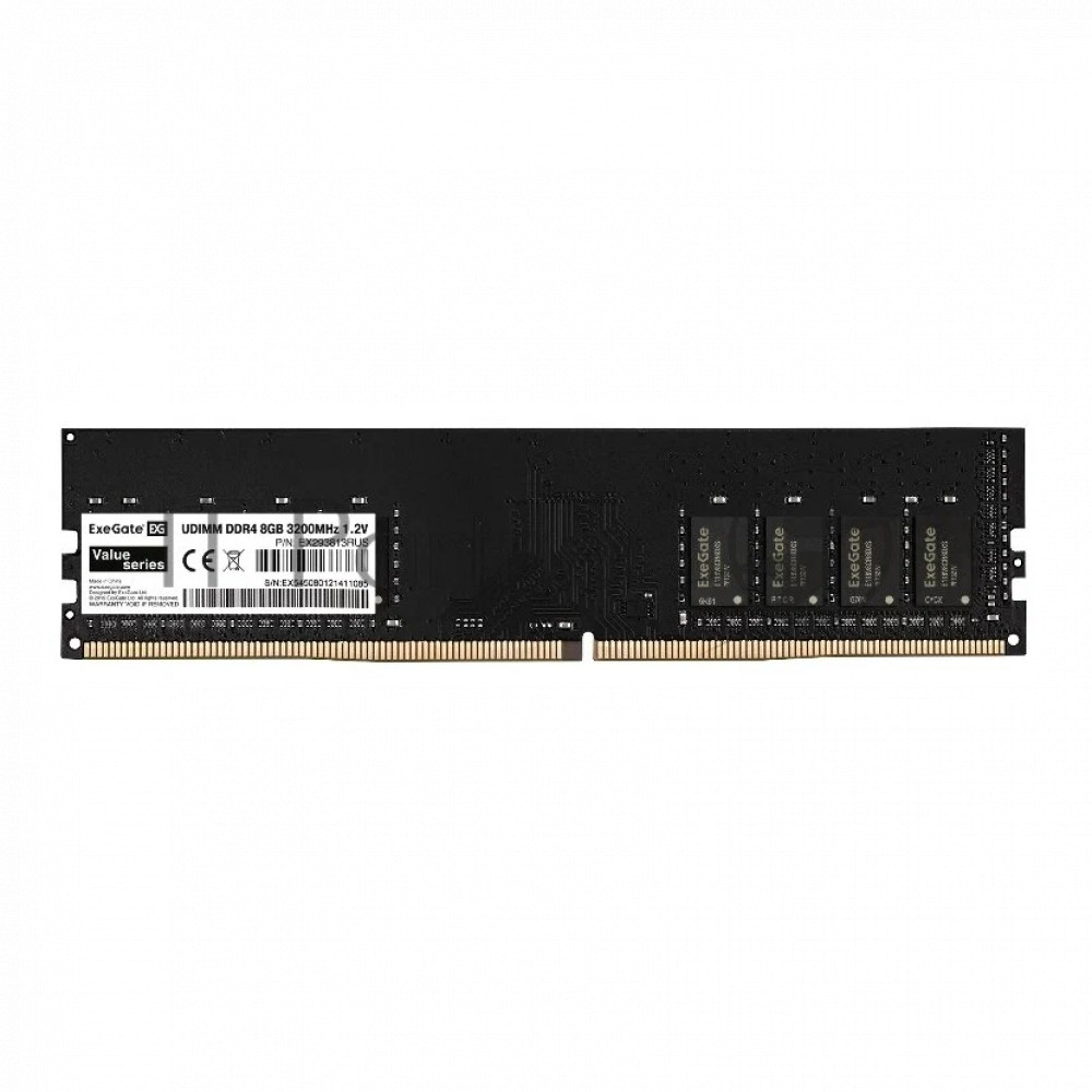 ОЗУ ExeGate EX293813RUS DIMM, DDR4, 8 Гб, 3200 МГц - миниатюра 2