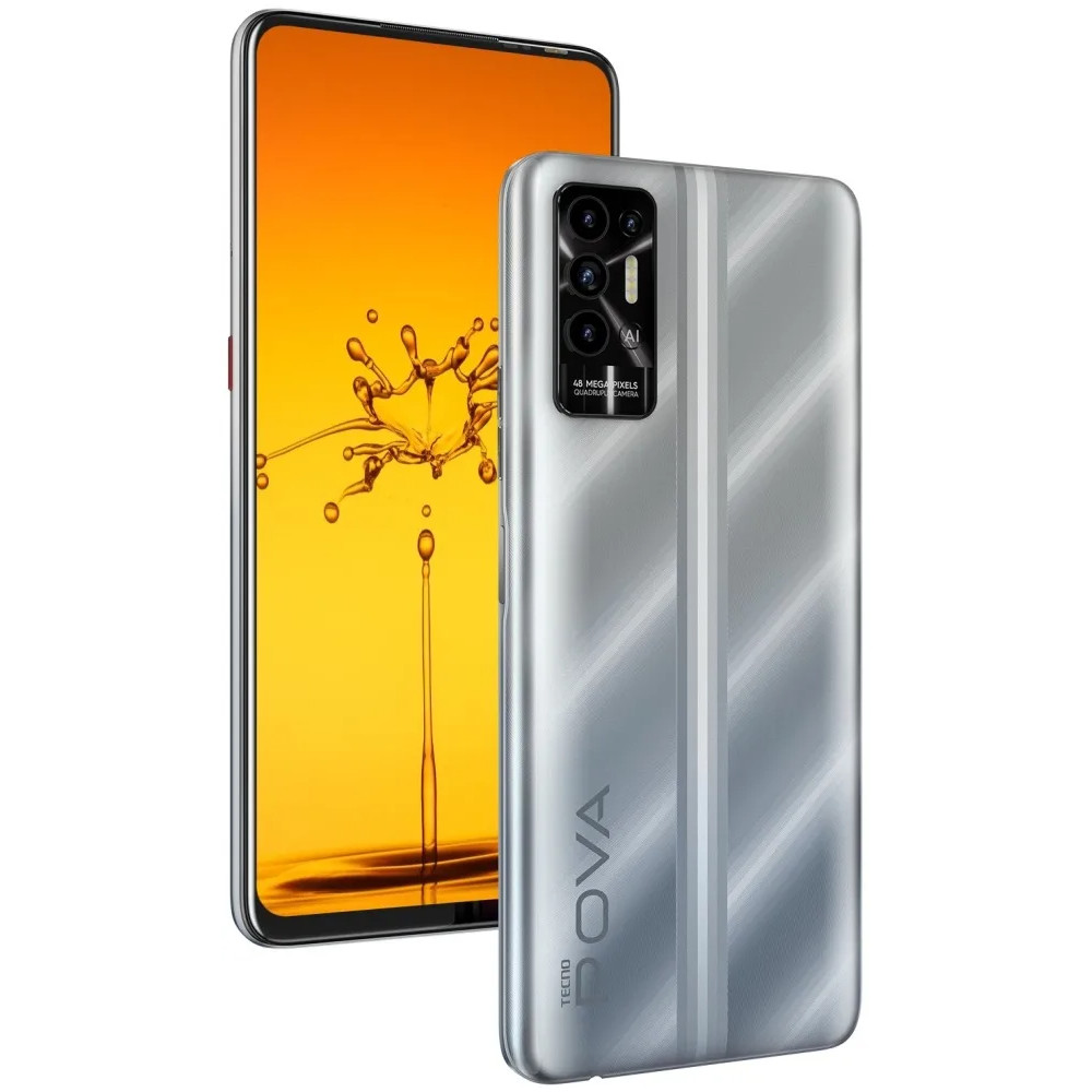 Смартфон TECNO Tecno Pova 2, 64 GB, Polar Silver LE7N/SILVER 64GB 64 Гб, 4 Гб - миниатюра 8