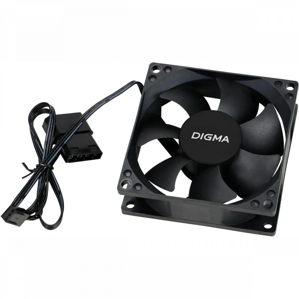 Система охлаждения Digma DFAN-80 Для системного блока - миниатюра 2