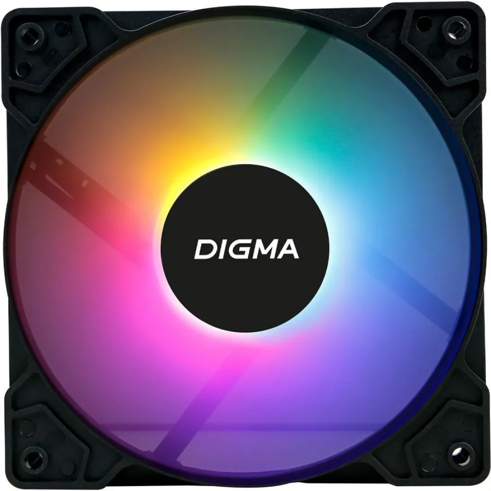 Система охлаждения Digma DFAN-FRGB1 Для системного блока - миниатюра 4