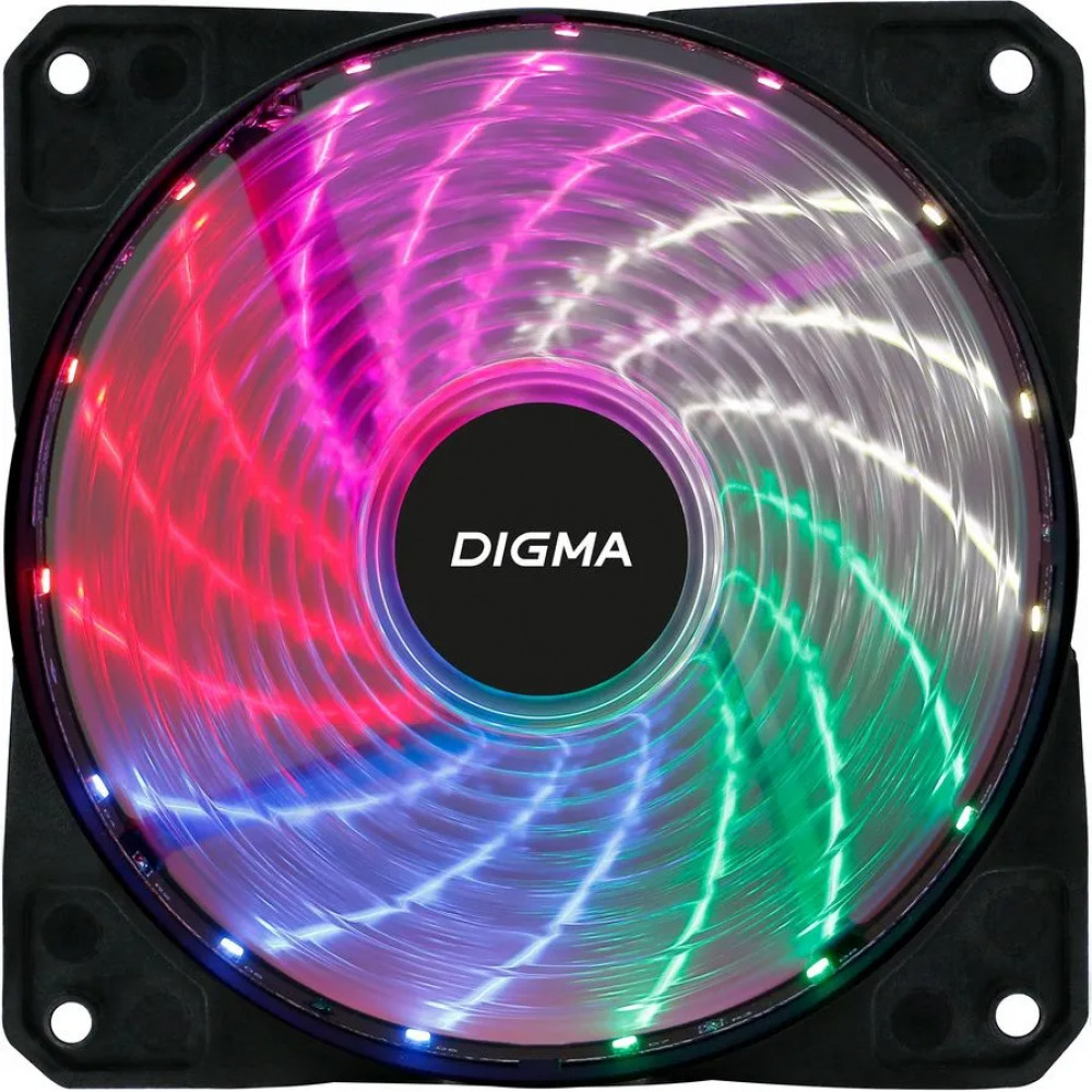 Система охлаждения Digma DFAN-FRGB2 Для системного блока - миниатюра 4