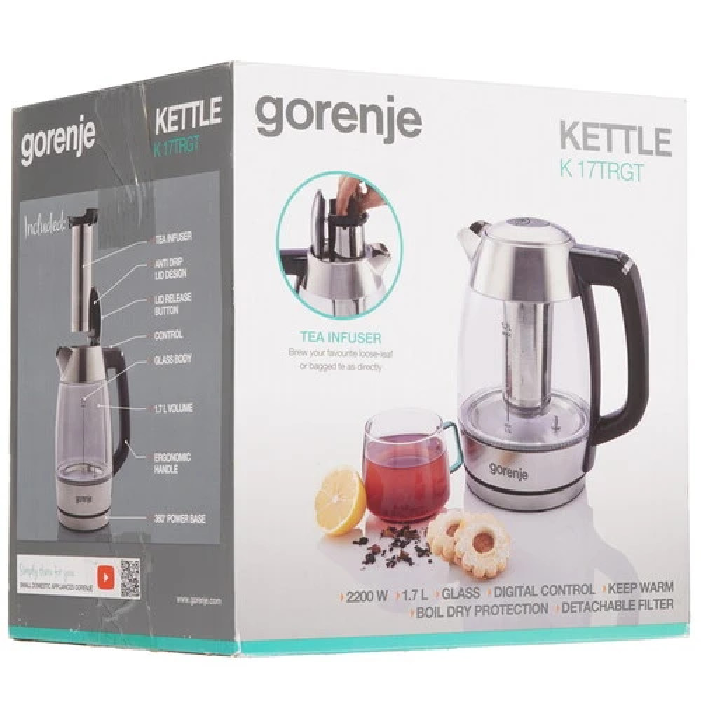 Gorenje K17TRGT Чайник, 1.7 л., 2200 Вт - миниатюра 8
