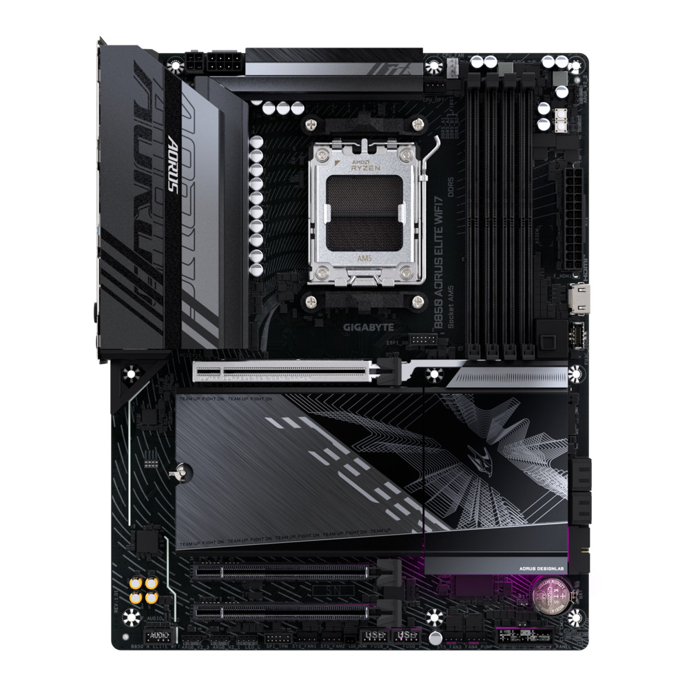 Материнская плата Gigabyte B850 AORUS ELITE WIFI7 (REV1.0)/(REV1.1) ATX, AMD AM5 - миниатюра 7