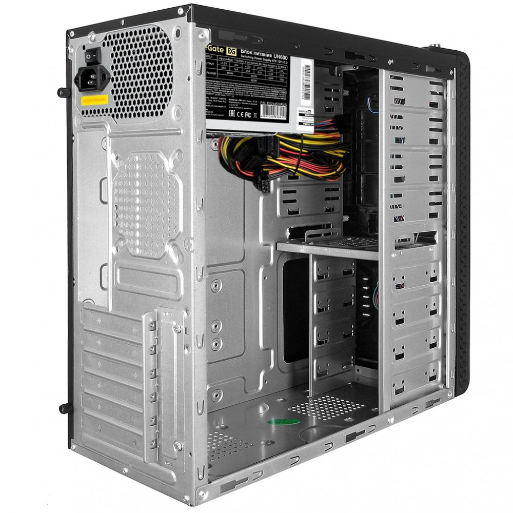 Корпус ExeGate UN-604-UN600 EX287030RUS Mid-Tower - миниатюра 6