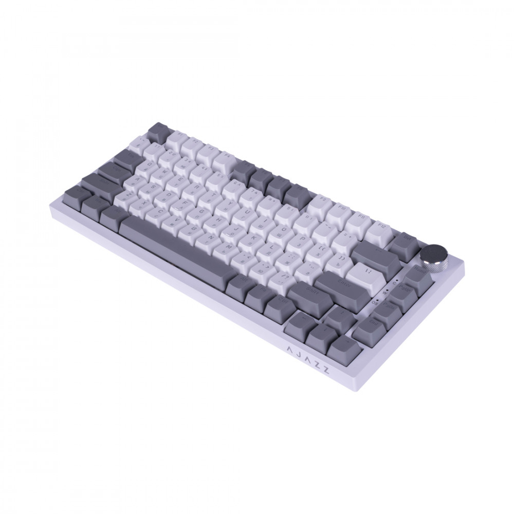 Клавиатура Ajazz AK820 AK820 RED SWITCH WHITE BACKLIT (GRAY-WHITE) Проводная, USB - миниатюра 6