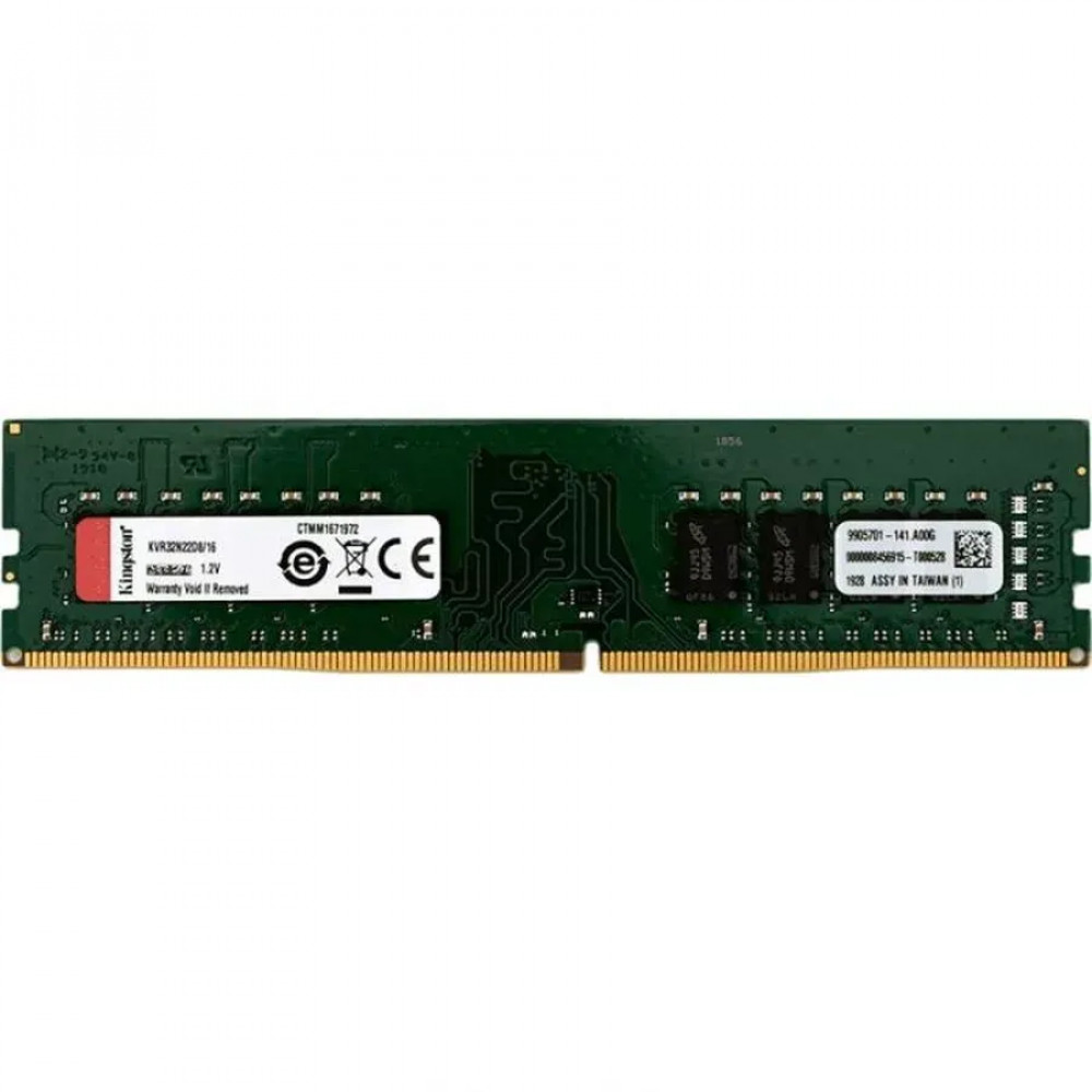 ОЗУ Kingston KVR32N22D8/16WP DIMM, DDR4, 16 Гб, 3200 МГц - миниатюра 2