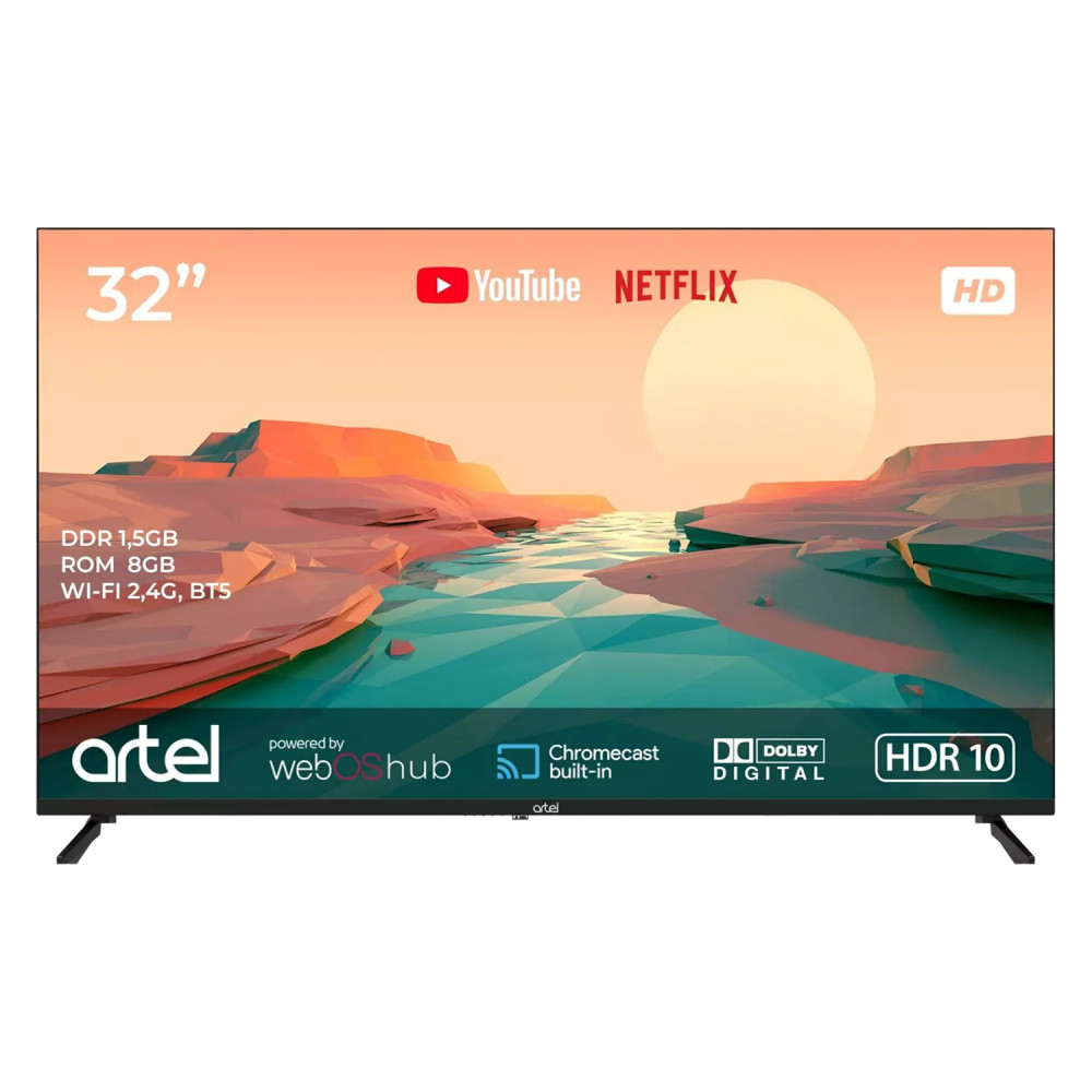 Телевизор Artel A32MH4800 32 ", Smart TV, Черный - миниатюра 5