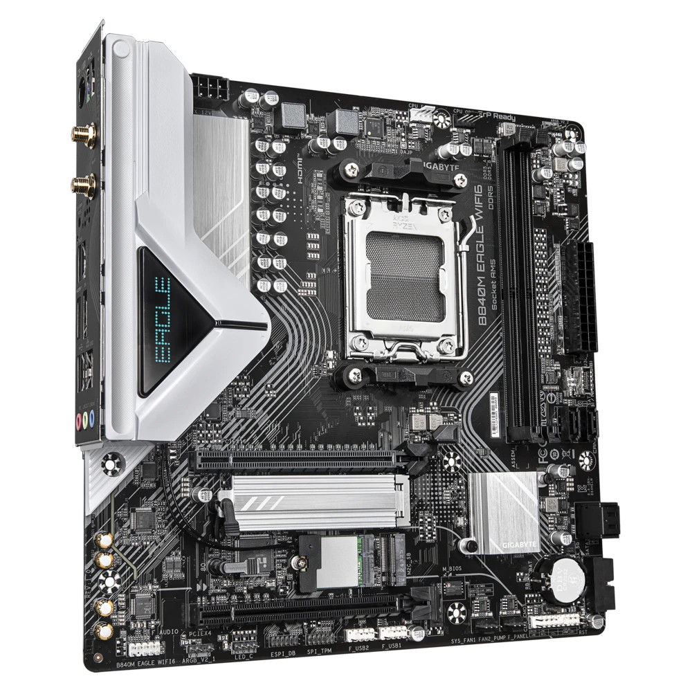 Материнская плата Gigabyte B840M EAGLE WIFI6 Micro-ATX, AMD AM5 - миниатюра 5