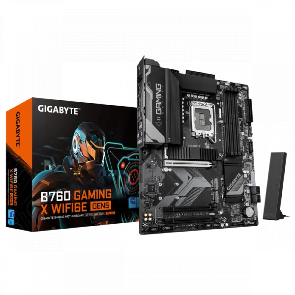 Материнская плата Gigabyte B760 GAMING X WIFI6E GEN5 ATX, LGA 1700 - миниатюра 6