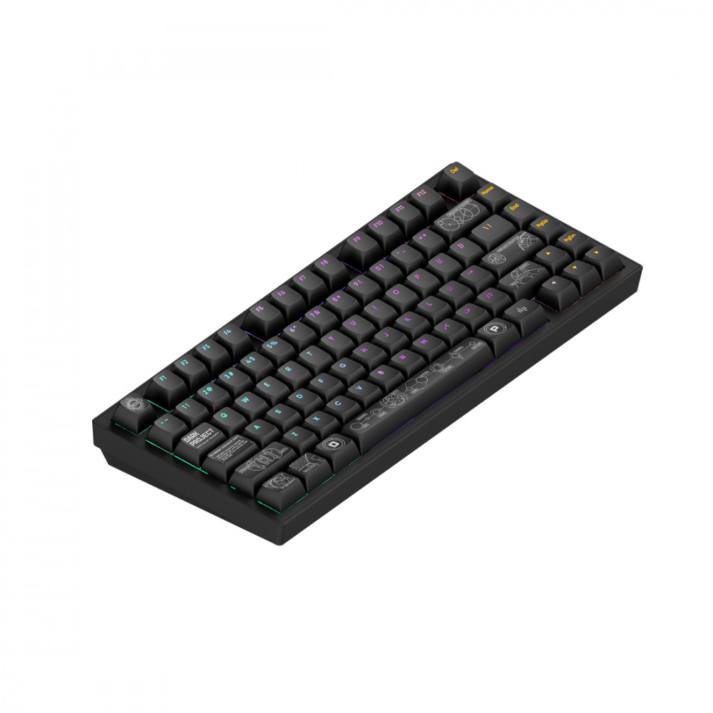 Клавиатура Dark Project ALU81A Terra Nova Black DPKB_NOVA_81_ANSI_BLACK_UA Беспроводная, Bluetooth - миниатюра 5