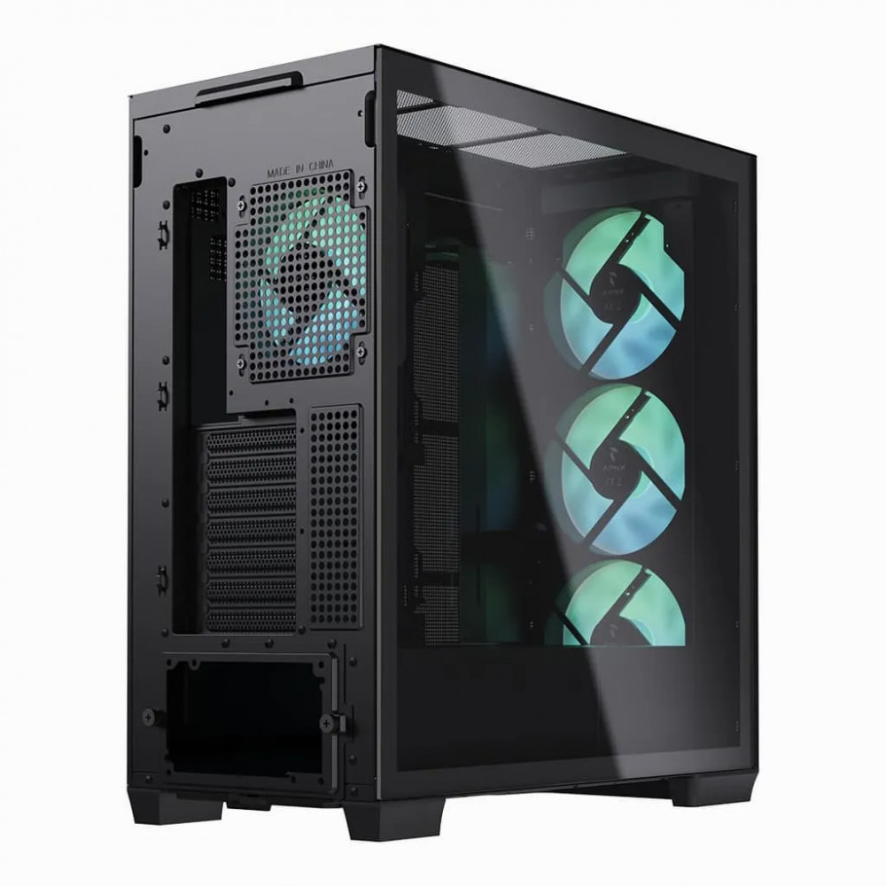 Корпус Aerocool APNX C1-R Black C1-R-BK-V1 Mid-Tower - миниатюра 10