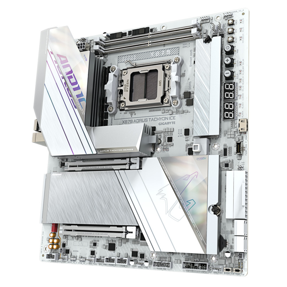 Материнская плата Gigabyte X870 AORUS TACHYON ICE (REV 1.0) E-ATX, AMD AM5 - миниатюра 9