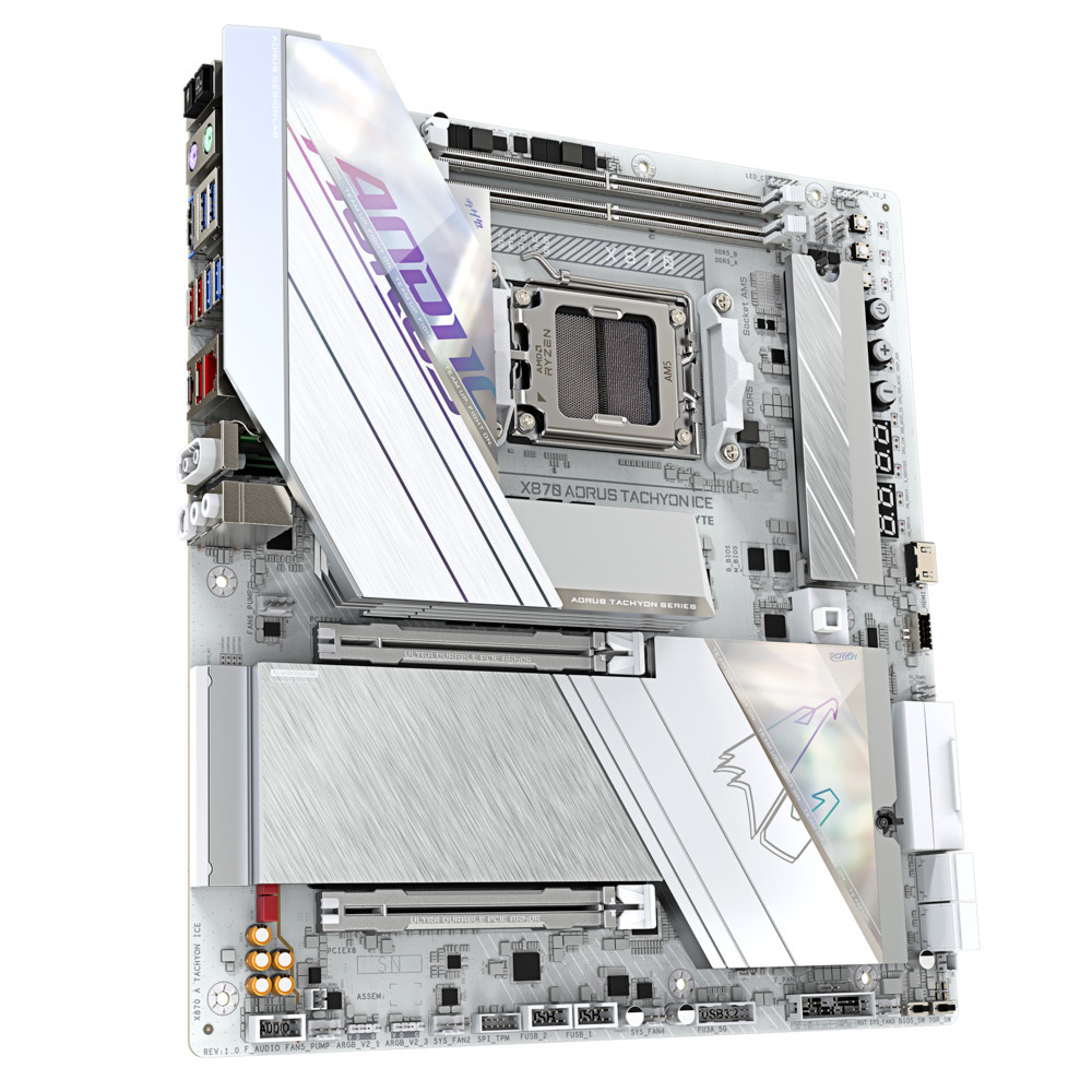Материнская плата Gigabyte X870 AORUS TACHYON ICE (REV 1.0) E-ATX, AMD AM5 - миниатюра 8