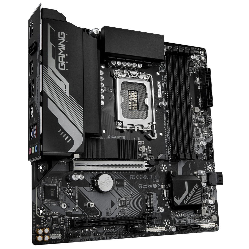 Материнская плата Gigabyte B760 GAMING X WIFI6E GEN5 (REV1.0) Micro-ATX, LGA 1700 - миниатюра 6
