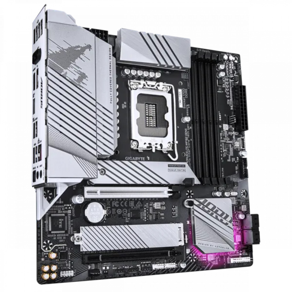 Материнская плата Gigabyte B760M AORUS ELITE WIFI6E GEN5 (REV1.0) Micro-ATX, LGA 1700 - миниатюра 7