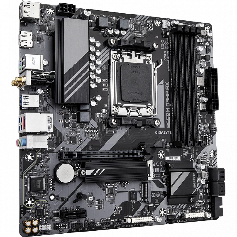 Материнская плата Gigabyte B650M D3HP AX (REV1.3) Micro-ATX, AMD AM5 - миниатюра 5