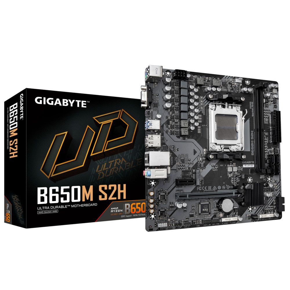 Материнская плата Gigabyte B650M S2H B650M S2H (REV1.4) Micro-ATX, AMD AM5 - миниатюра 8