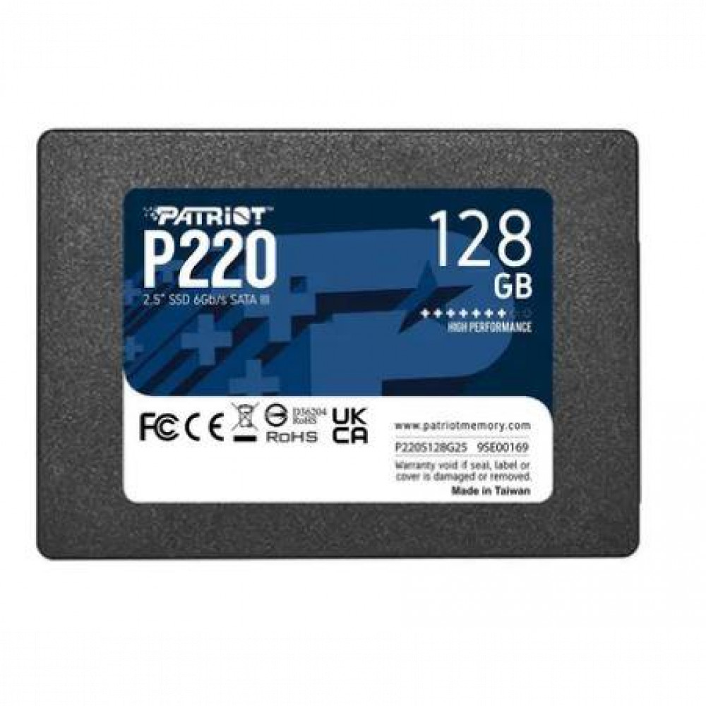 Жесткий диск Patriot P220 P220S128G25 SSD (твердотельные), 128 ГБ, 2.5 дюйма, SATA - миниатюра 2
