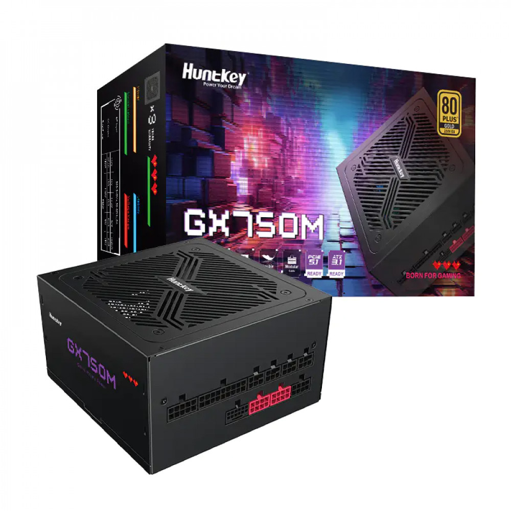 Блок питания Huntkey GX750M 750 Вт - миниатюра 8