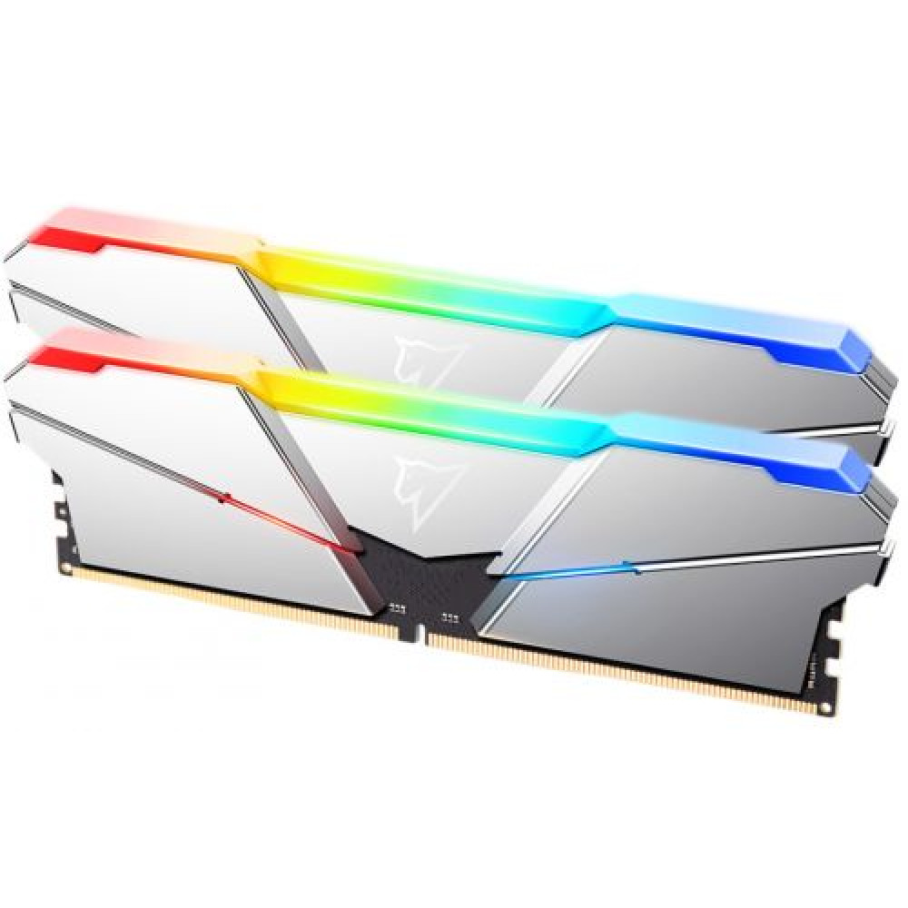 ОЗУ Netac Shadow Silver RGB NTSRD5P56DP-32S DIMM, DDR5, 32 Гб (2 х 16 Гб), 5600 МГц - миниатюра 8
