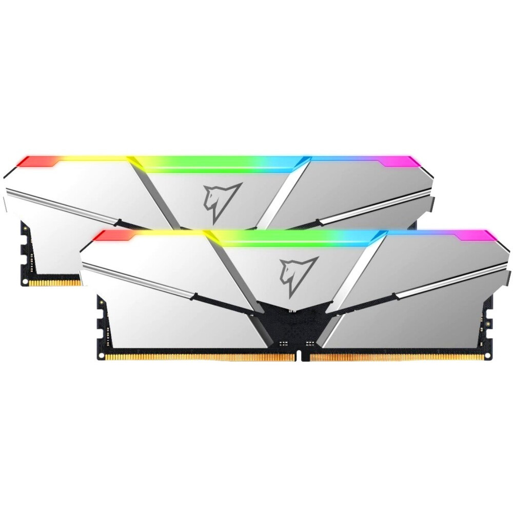 ОЗУ Netac Shadow Silver RGB NTSRD5P56DP-32S DIMM, DDR5, 32 Гб (2 х 16 Гб), 5600 МГц - миниатюра 5