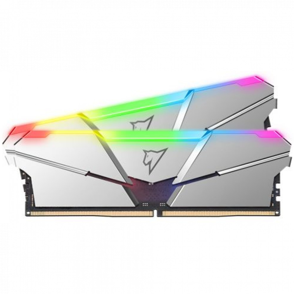 ОЗУ Netac Shadow Silver RGB NTSRD5P56DP-32S DIMM, DDR5, 32 Гб (2 х 16 Гб), 5600 МГц - миниатюра 6