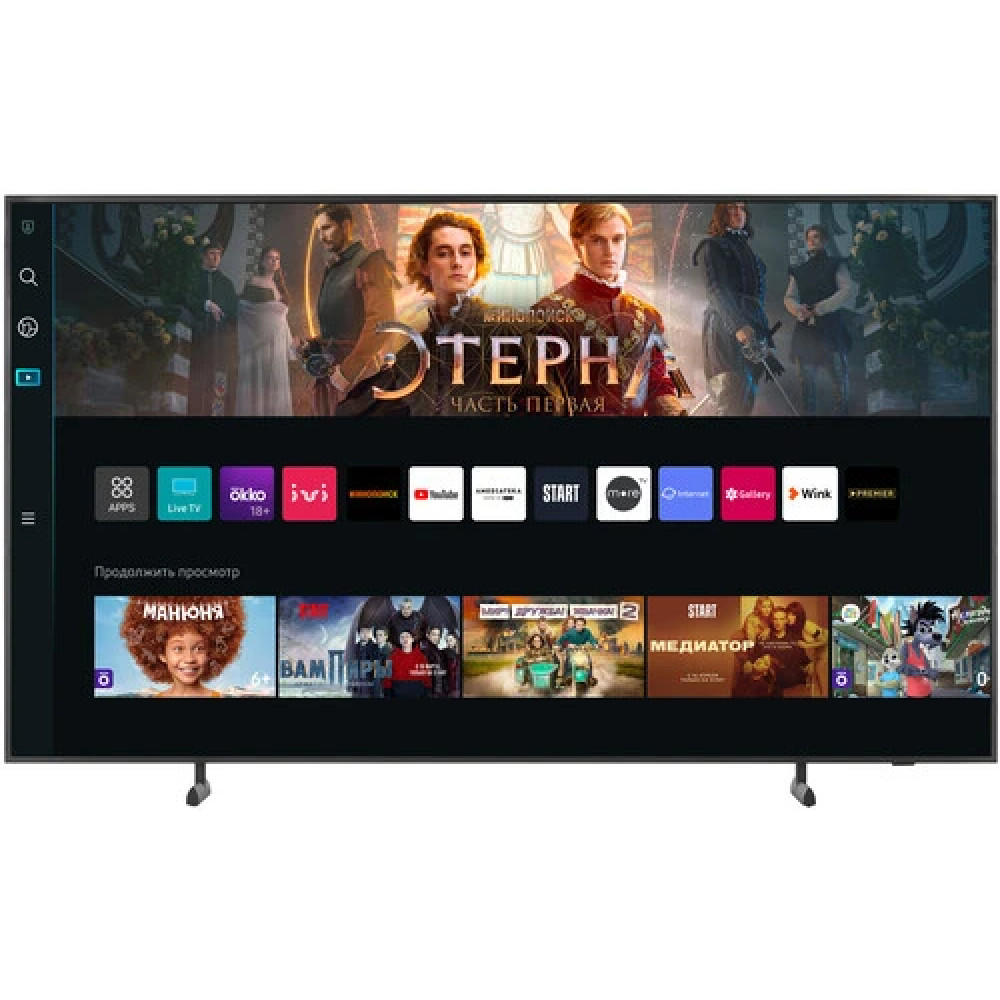 Телевизор Samsung QE75LS03FAUXCE 75 ", Черный - миниатюра 3